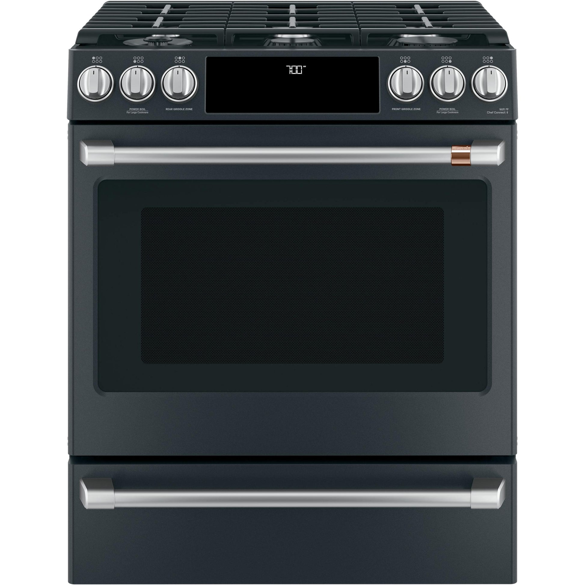 Café 30-inch Slide-In Gas Range with WiFi Connect CCGS700P3MD1 IMAGE 1