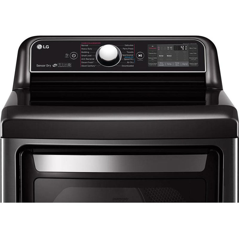 LG 7.3 cu. ft. Electric Dryer with TurboSteam™ DLEX7900BE IMAGE 5