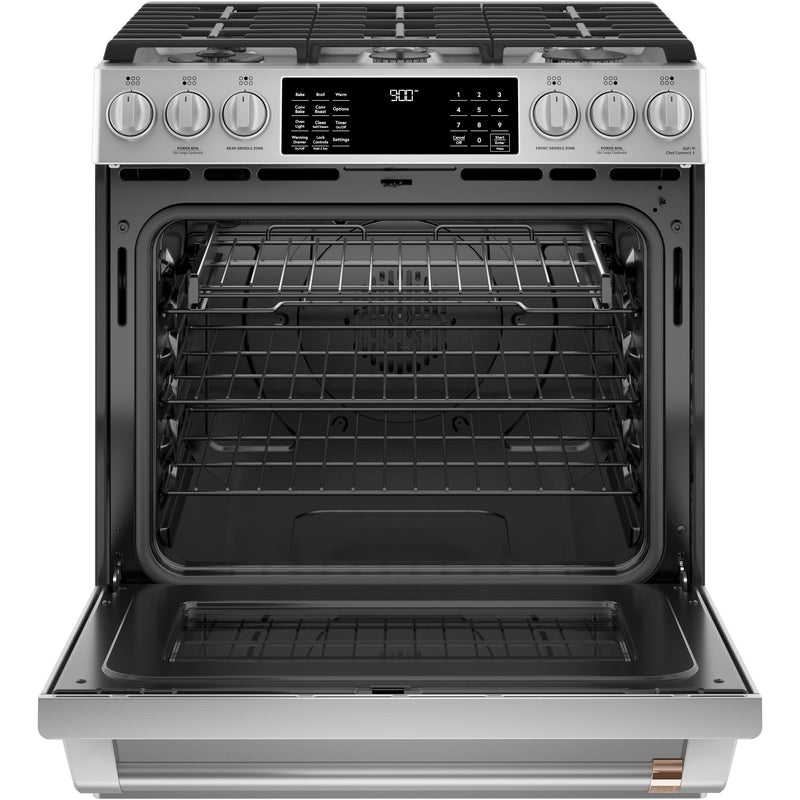 Café 30-inch Slide-in Dual-Fuel Range with Convection Technology CC2S900P2MS1 IMAGE 5