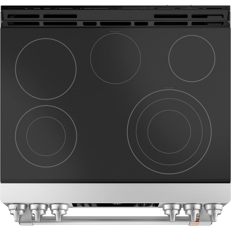 Café 30-inch Slide-in Electric Range with Warming Drawer CCES700P2MS1 IMAGE 3
