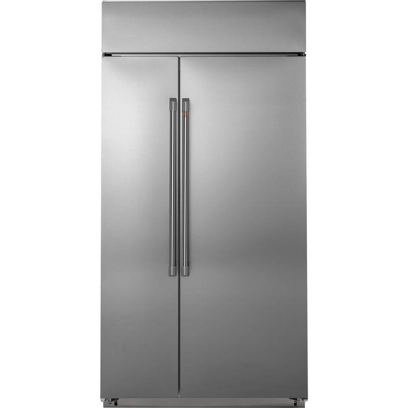 Café 48-inch, 29.6 cu. ft. Built-in Side-by-Side Refrigerator CSB48WP2NS1 IMAGE 1