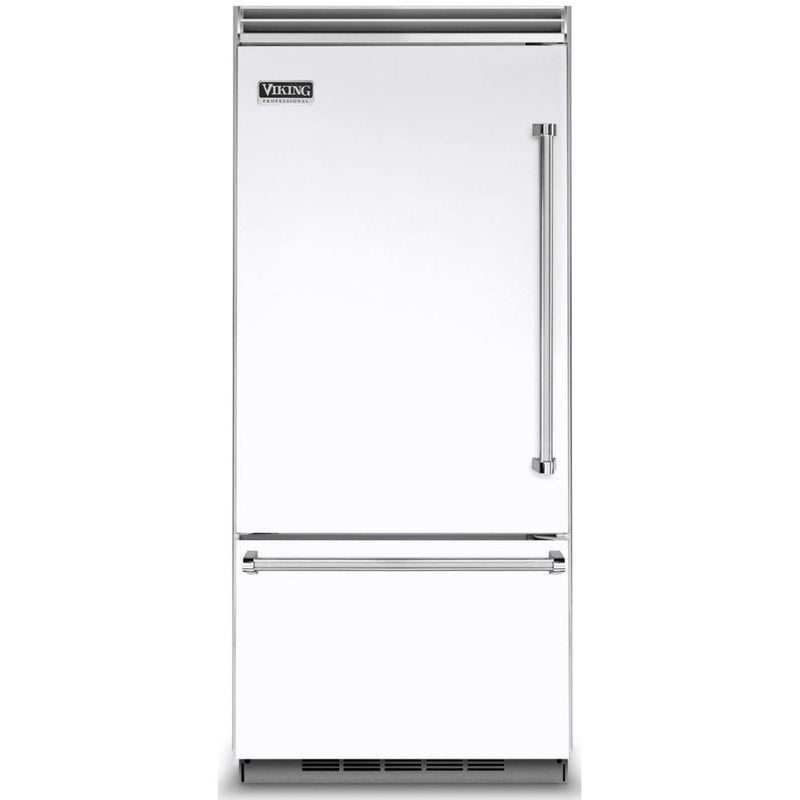 Viking 36-inch, 20.4 cu.ft. Built-in Bottom Freezer Refrigerator with  Plasmacluster™ Ion Air Purifier VCBB5363ELWH IMAGE 1