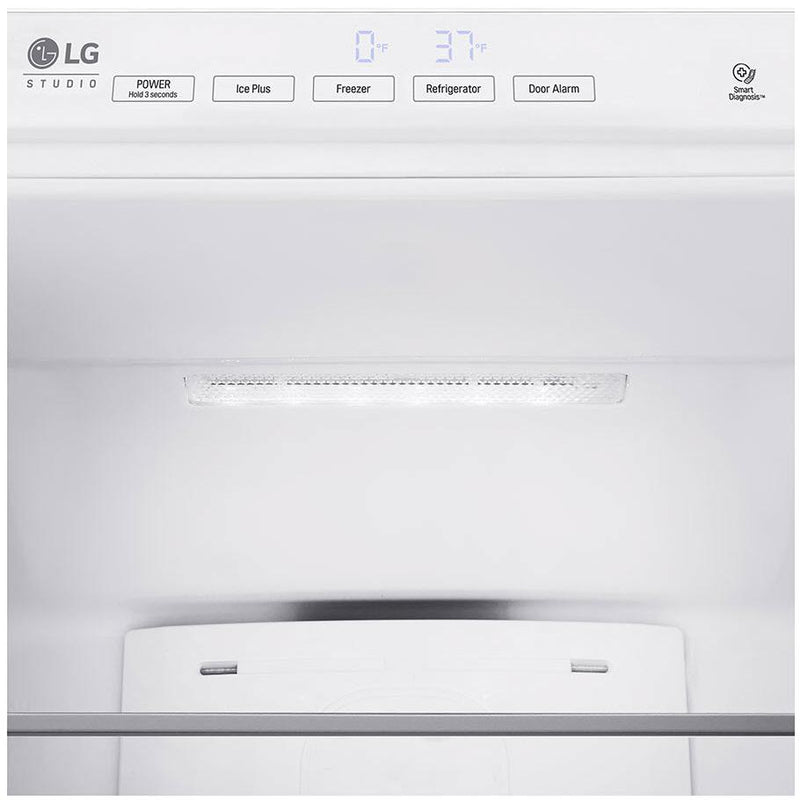 LG 22-inch, 9 cu.ft. Counter-Depth Bottom Freezer with SmartDiagnosis® LSBNC1021P IMAGE 5
