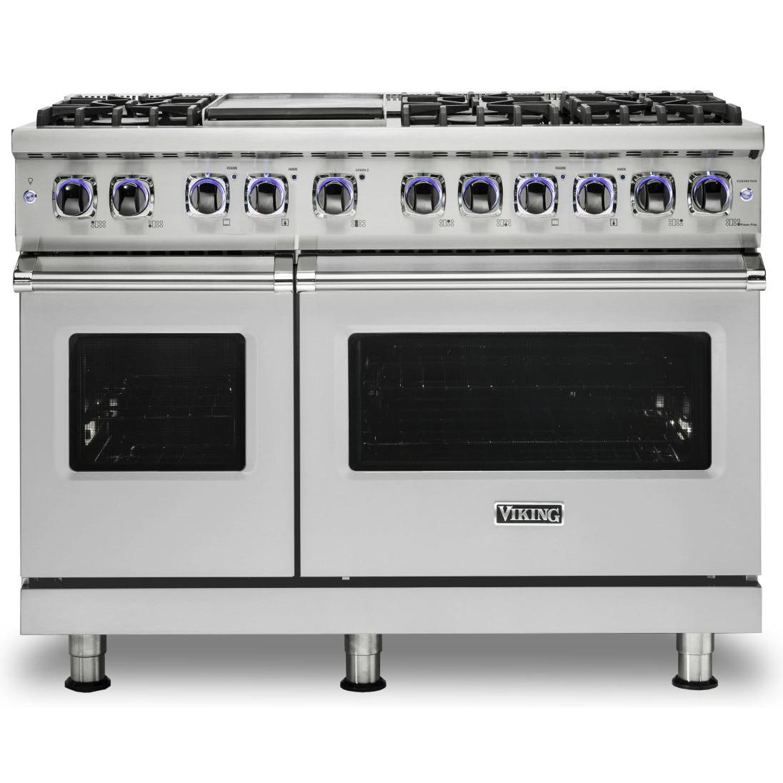 Viking 48-inch Freestanding Dual-Fuel Range with Elevation™ Burners CVDR7482-6GSS IMAGE 1