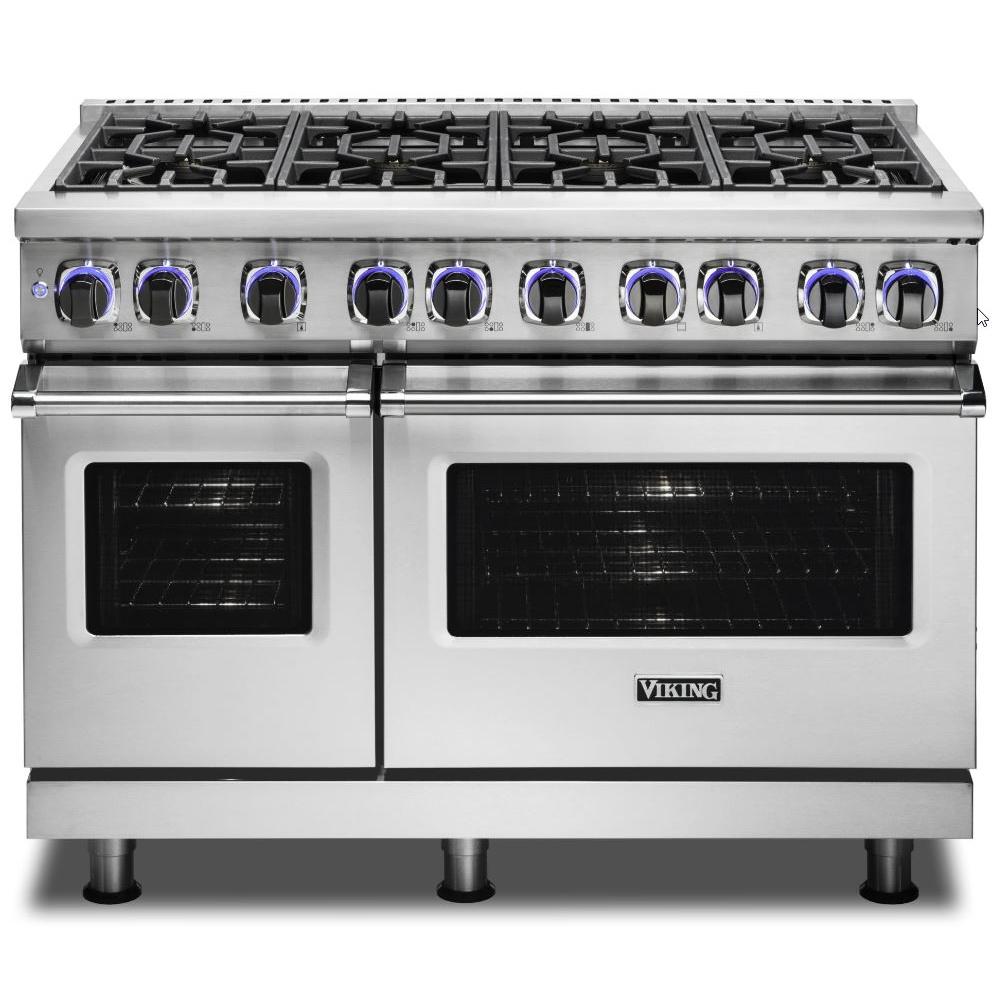 Viking 48-inch Freestanding Gas Range with Elevation™ Burners VGR7482-8BSSLP IMAGE 1