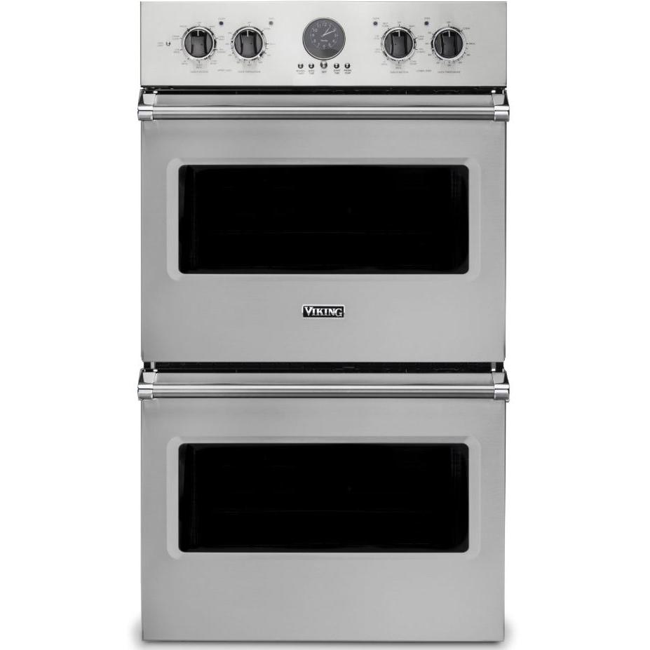 Viking 30-inch 9.4 cu.ft. Built-in Wall Double Oven with TruConvec™ Convection VDOE530SS IMAGE 1