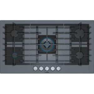 Bosch 36-inch Built-in Gas Cooktop with FlameSelect® NGMP677UC IMAGE 1