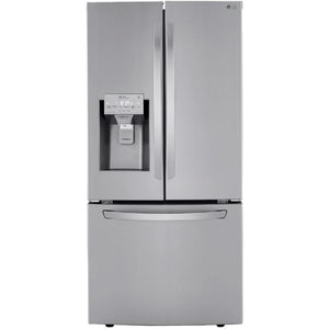 LG 33-inch, 24.5 cu.ft. French 3-Door Refrigerator with Water and Ice Dispensing System LRFXS2503S IMAGE 1