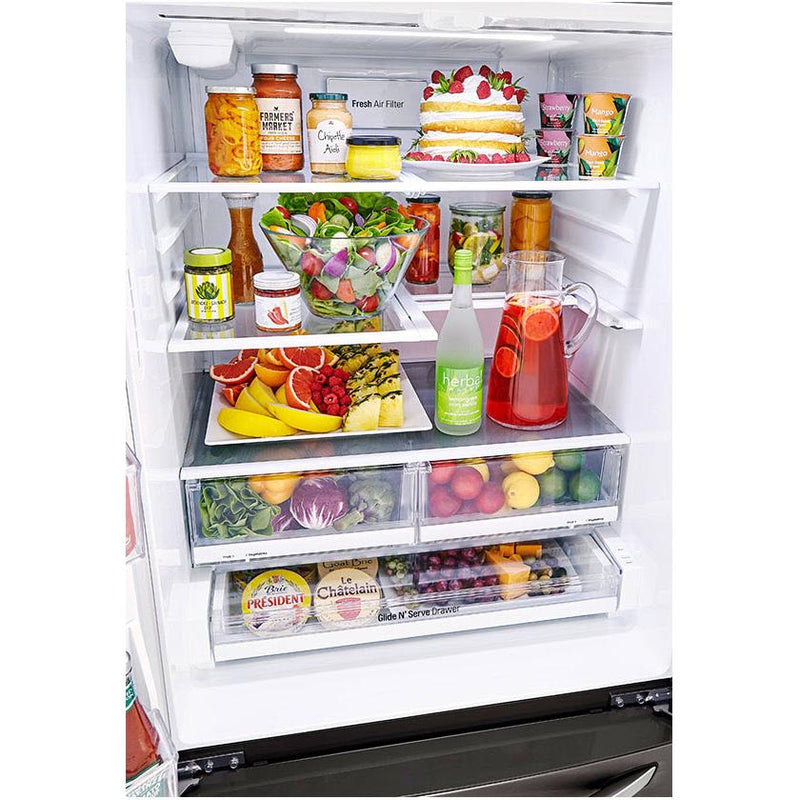 LG 33-inch, 24.5 cu.ft. French 3-Door Refrigerator with Water and Ice Dispensing System LRFXS2503D IMAGE 15