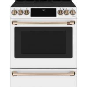 Café 30-inch Slide-in Induction Range with Warming Drawer CCHS900P4MW2 IMAGE 1