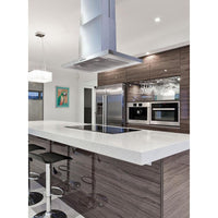Kobe 30-inch Brillia Series Island Mount Range Hood ISX2130SQB-2 IMAGE 3