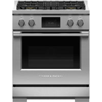 Fisher & Paykel 30-inch Freestanding Dual-Fuel Range with 4 Burners RDV3-304-N IMAGE 1