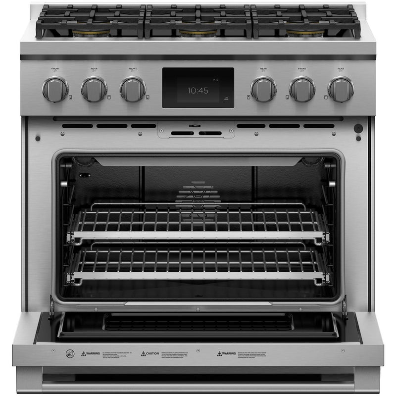 Fisher & Paykel 36-inch Freestanding Dual-Fuel Range with 6 Burners RDV3-366-N IMAGE 2