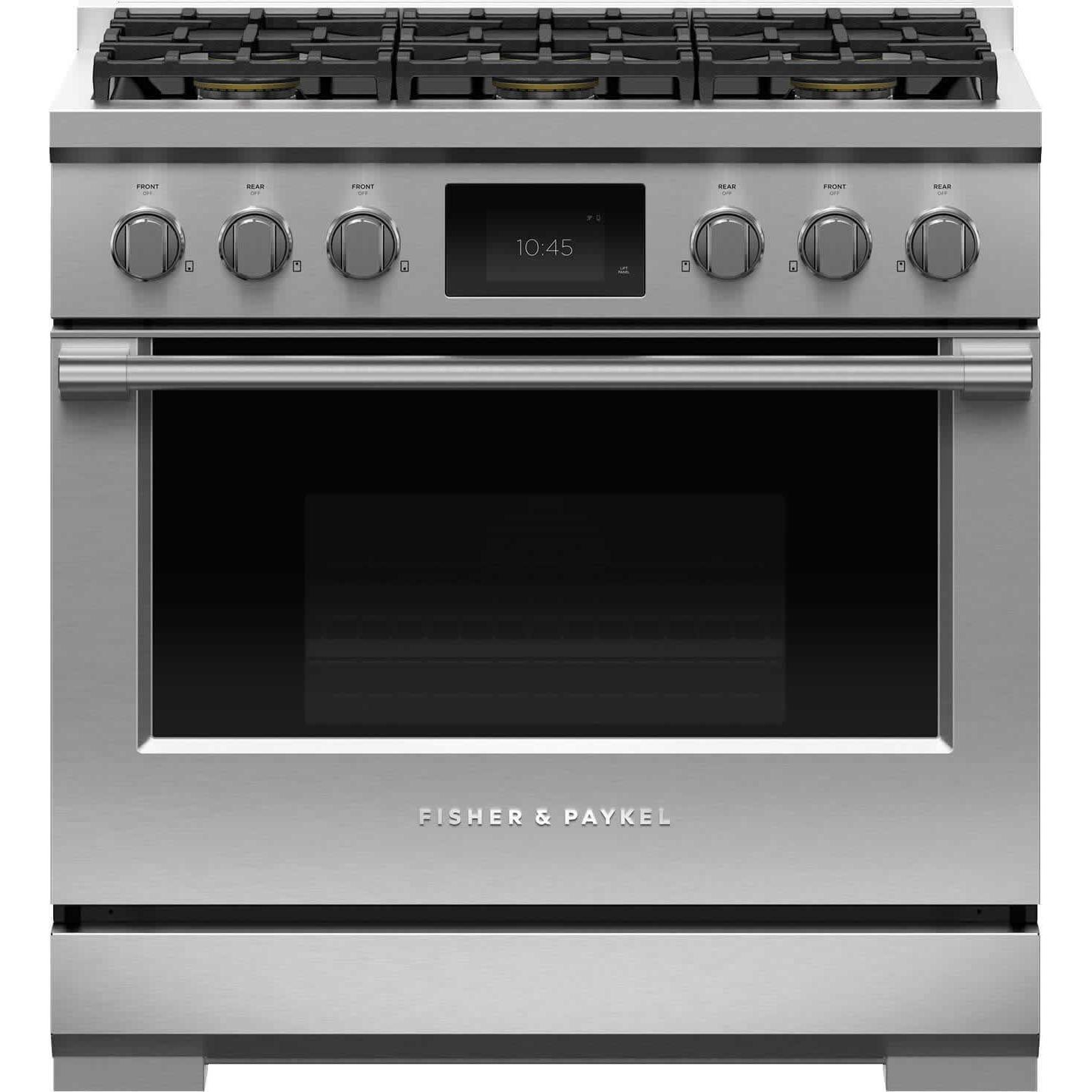 Fisher & Paykel 36-inch Freestanding Dual-Fuel Range with 6 Burners RDV3-366-L IMAGE 1
