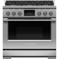 Fisher & Paykel 36-inch Freestanding Dual-Fuel Range with 6 Burners RDV3-366-L IMAGE 1