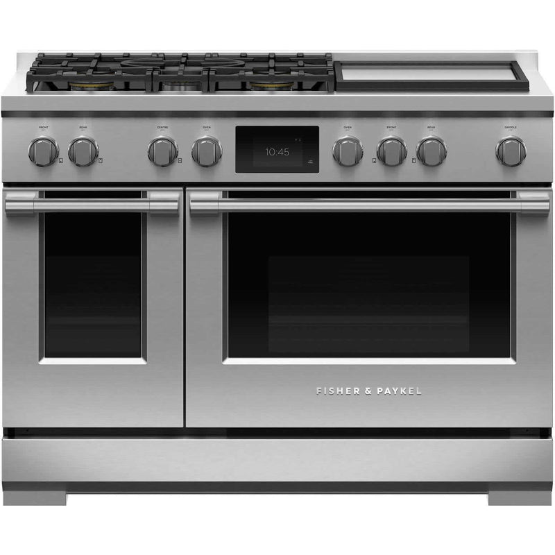 Fisher & Paykel 48-inch Freestanding Dual-Fuel Range with Griddle RDV3-485GD-L IMAGE 1