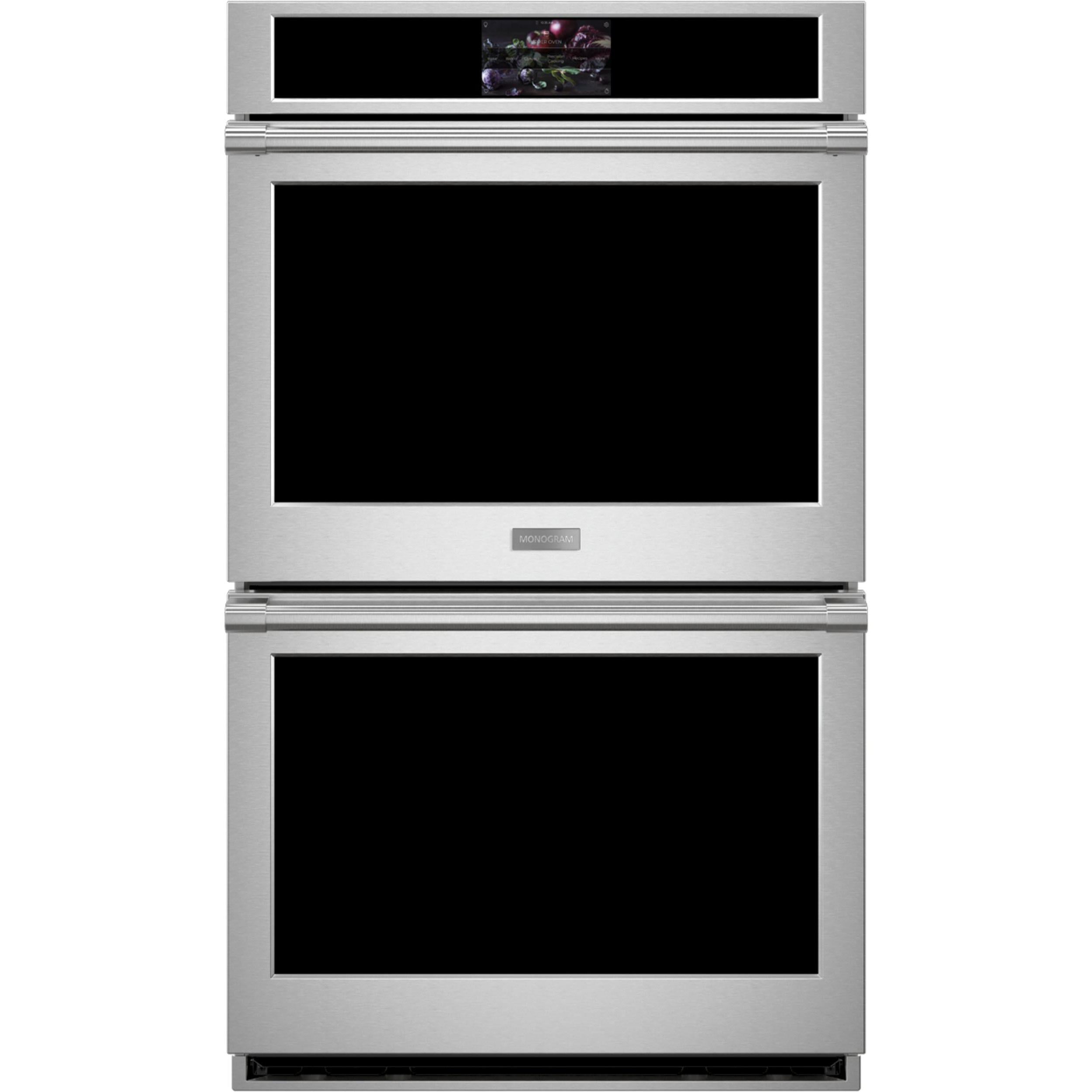 Monogram 30-inch, 10 cu.ft. Built-in Double Wall Oven with True European Convection ZTD90DPSNSS IMAGE 2