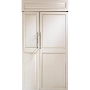 Monogram 42-inch, 25.2 cu.ft. Built-in Side-by-Side Refrigerator with Wi-Fi Connect ZIS420NNII IMAGE 1