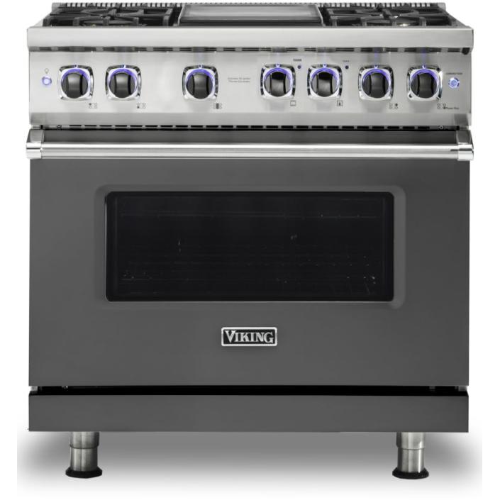 Viking 36-inch Freestanding Gas Range with Elevation™ Burners VGR7362-4GDG IMAGE 1