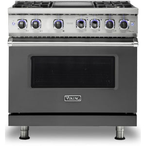 Viking 36-inch Freestanding Gas Range with Elevation™ Burners VGR7362-4GDG IMAGE 1