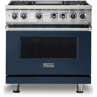 Viking 36-inch Freestanding Gas Range with Elevation™ Burners VGR7362-4GSB IMAGE 1