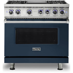 Viking 36-inch Freestanding Gas Range with Elevation™ Burners VGR7362-4GSB IMAGE 1