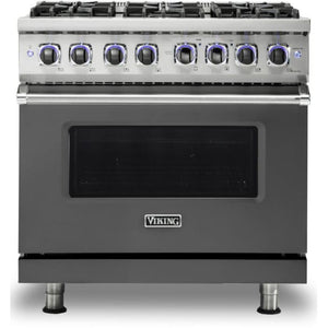 Viking 36-inch Freestanding Gas Range with Elevation™ Burners VGR7362-6BDG IMAGE 1