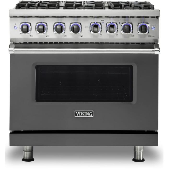 Viking 36-inch Freestanding Gas Range with Elevation™ Burners VGR7362-6BDG IMAGE 1