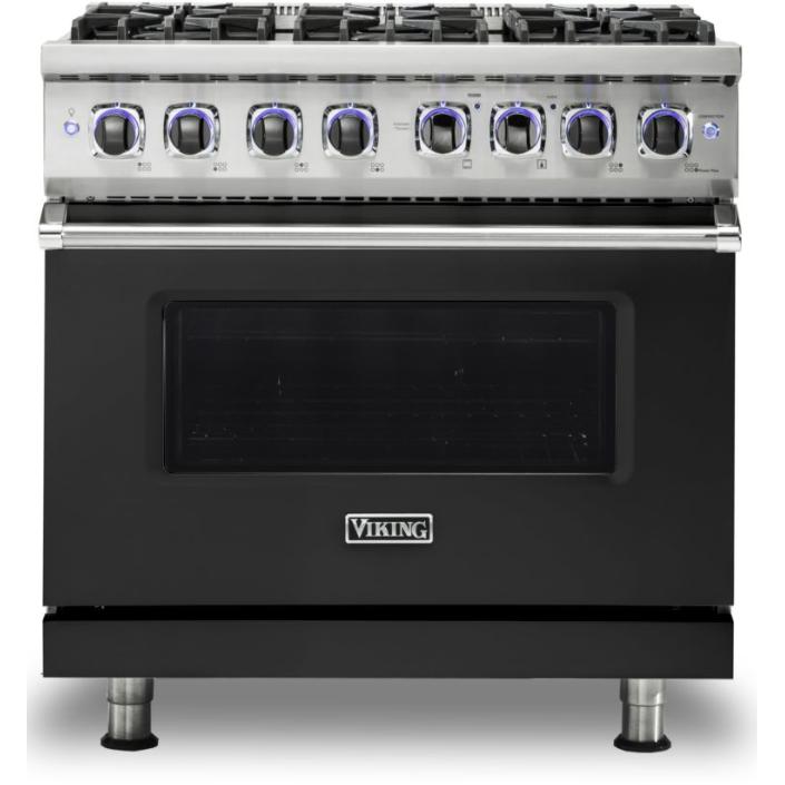 Viking 36-inch Freestanding Gas Range with Elevation™ Burners VGR7362-6BCS IMAGE 1
