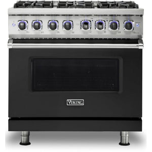Viking 36-inch Freestanding Gas Range with Elevation™ Burners VGR7362-6BCS IMAGE 1