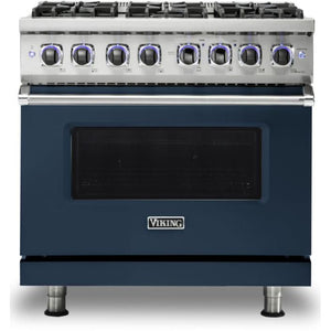 Viking 36-inch Freestanding Gas Range with Elevation™ Burners VGR7362-6BSBLP IMAGE 1