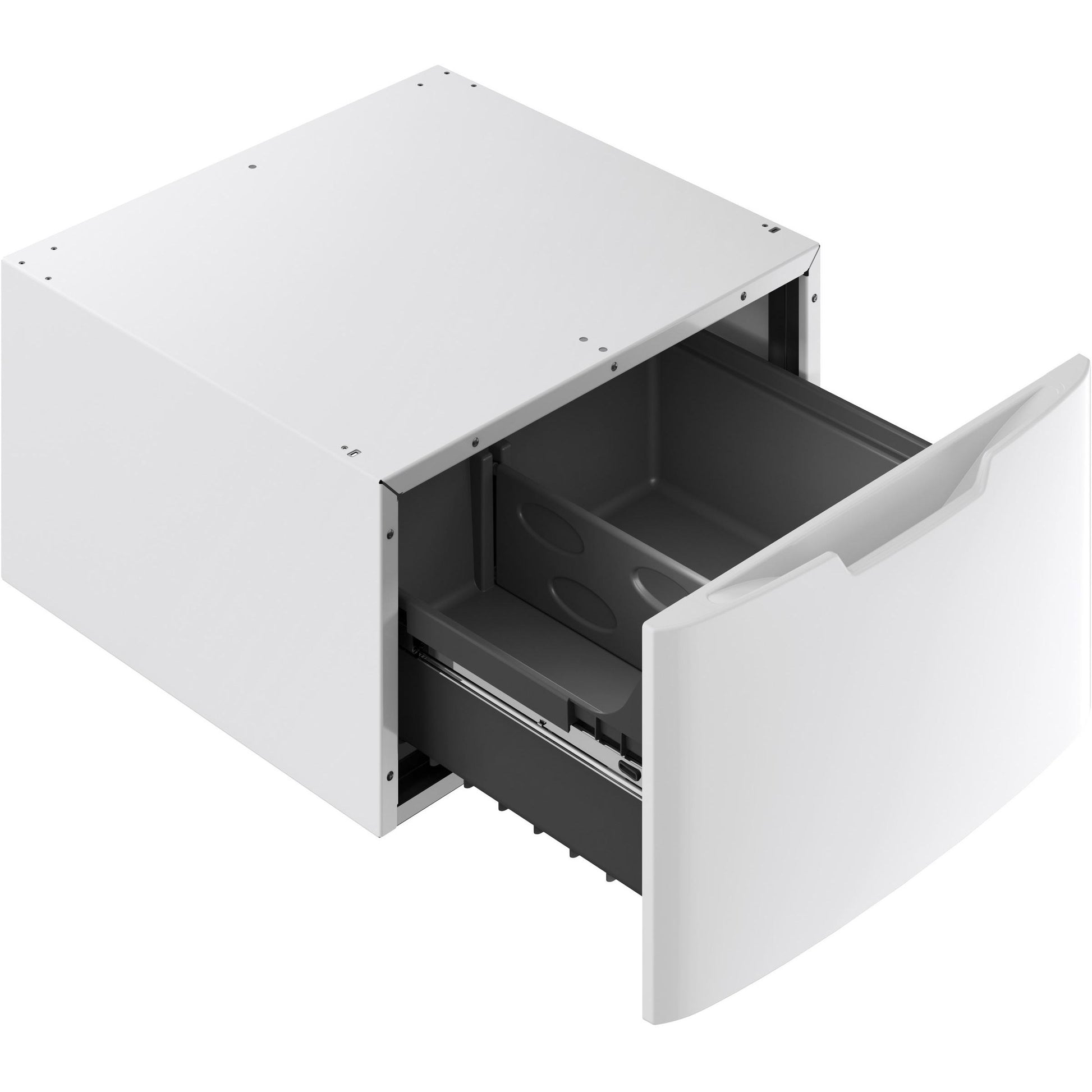 GE Laundry Pedestals Storage Drawer GFP1528SNWW IMAGE 2