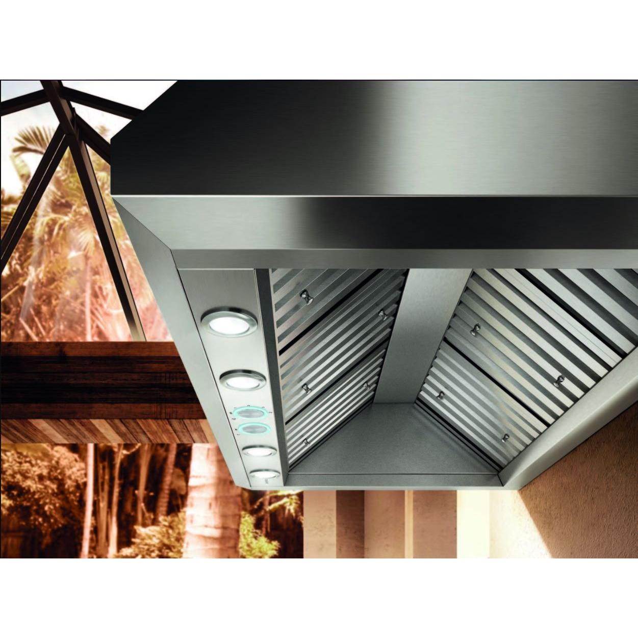 Elica 36-inch Capri Wall-Mount Outdoor Ventilation ECP136SS IMAGE 1