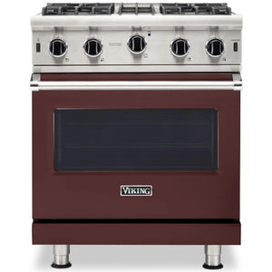 Viking 30-inch, 4.0 cu.ft. Freestanding Gas Range with Convection Technology VGIC5302-4BKALP IMAGE 1