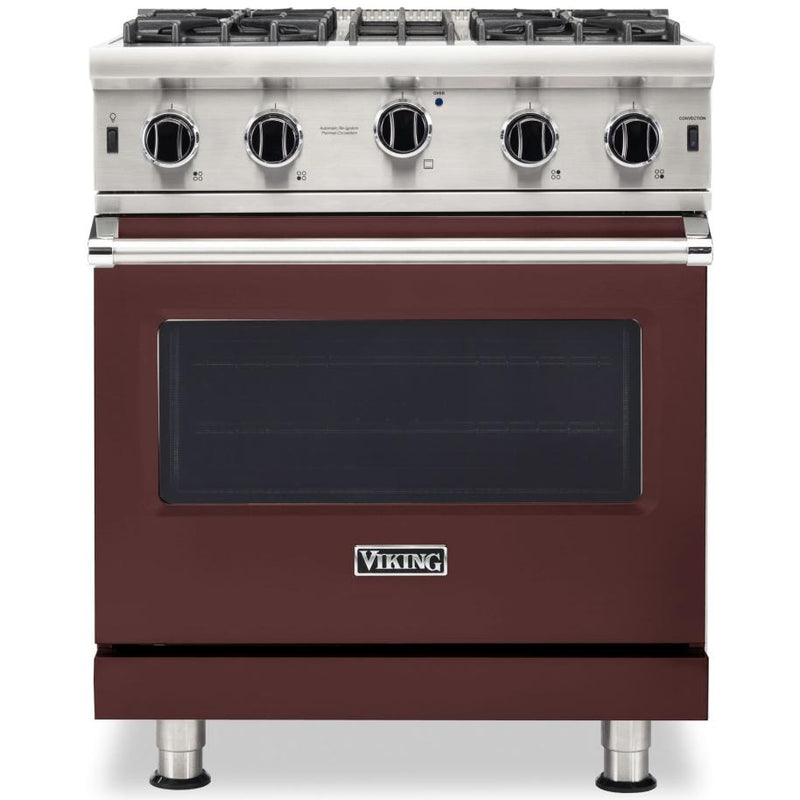 Viking 30-inch, 4.0 cu.ft. Freestanding Gas Range with Convection Technology VGIC5302-4BKALP IMAGE 1