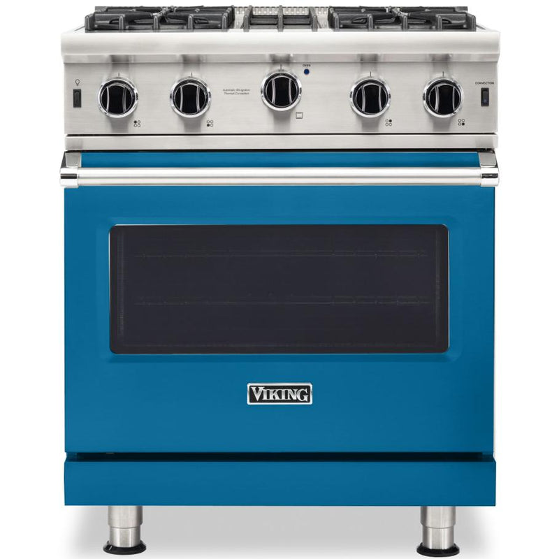 Viking 30-inch, 4.0 cu.ft. Freestanding Gas Range with Convection Technology VGIC5302-4BAB IMAGE 1