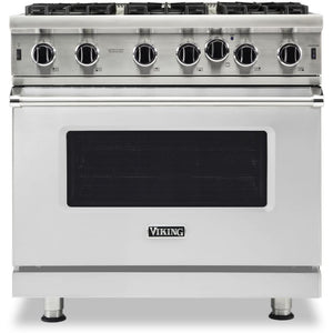 Viking 36-inch, 5.1 cu.ft. Freestanding Gas Range with Convection Technology VGIC5362-6BSS IMAGE 1