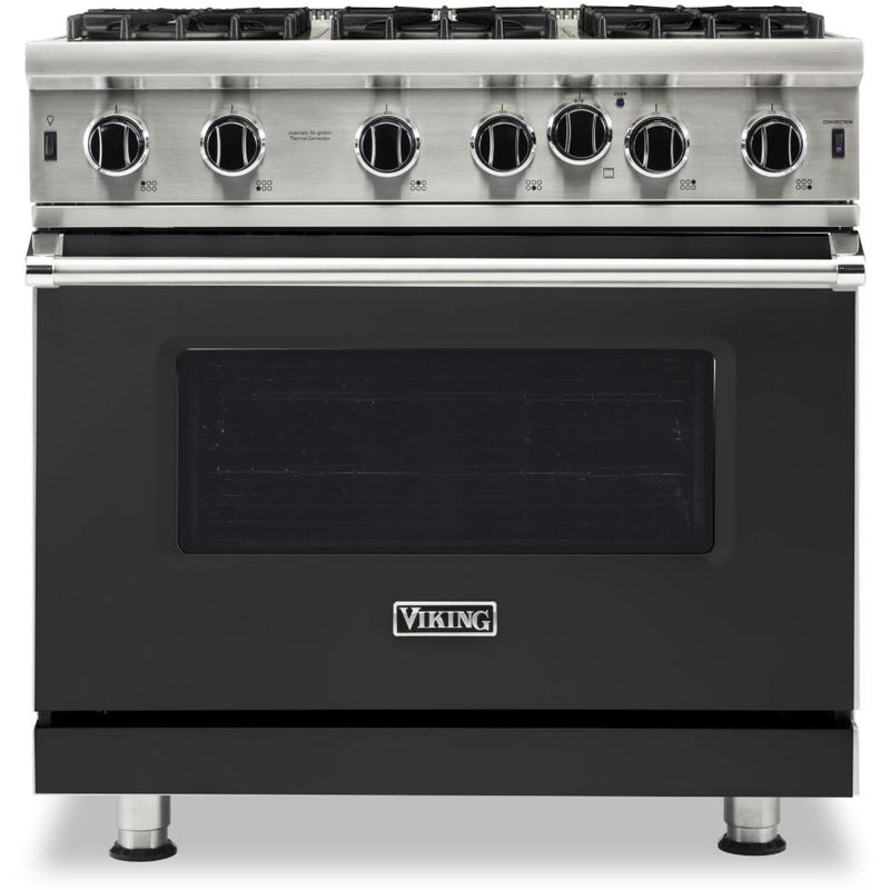 Viking 36-inch, 5.1 cu.ft. Freestanding Gas Range with Convection Technology VGIC5362-6BCS IMAGE 1