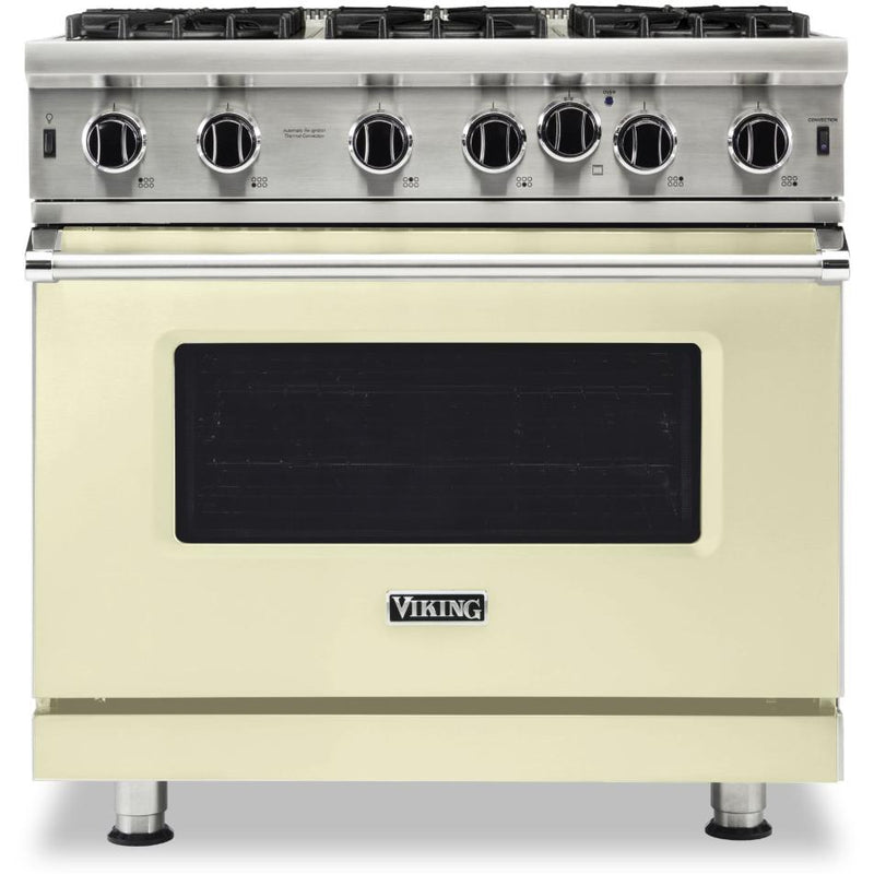 Viking 36-inch, 5.1 cu.ft. Freestanding Gas Range with Convection Technology VGIC5362-6BVC IMAGE 1