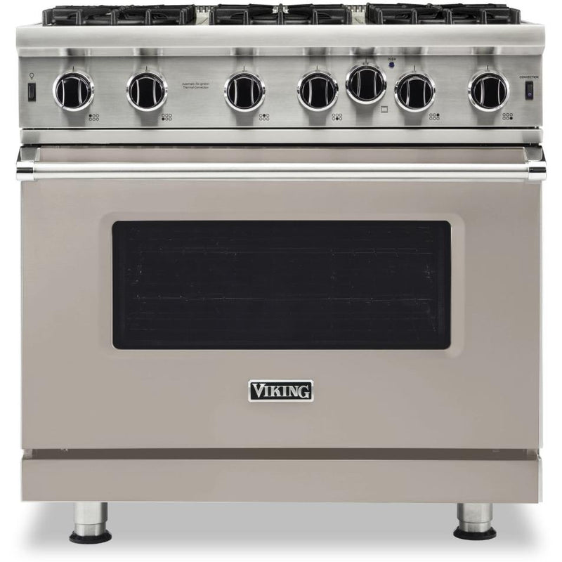 Viking 36-inch, 5.1 cu.ft. Freestanding Gas Range with Convection Technology VGIC5362-6BPGLP IMAGE 1
