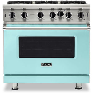 Viking 36-inch, 5.1 cu.ft. Freestanding Gas Range with Convection Technology VGIC5362-6BBWLP IMAGE 1