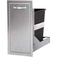 Artisan Outdoor Kitchen Components Trash Center/Drawer ARTP-TC-15SC IMAGE 1