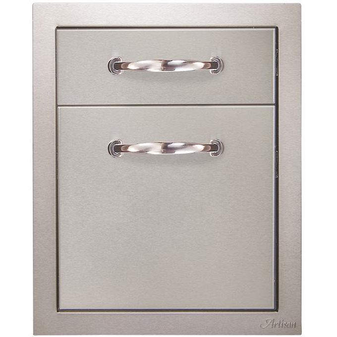 Artisan Outdoor Kitchen Components Drawer & Door Center ARTP-2DR-17SC IMAGE 1