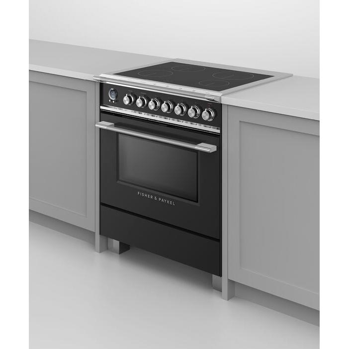 Fisher & Paykel 30-inch Freestanding Electric Range with Induction Technology OR30SCI6B1 IMAGE 4