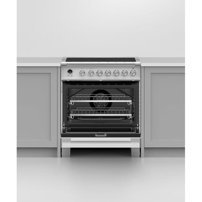 Fisher & Paykel 30-inch Freestanding Electric Range with Induction Technology OR30SCI6W1 IMAGE 6