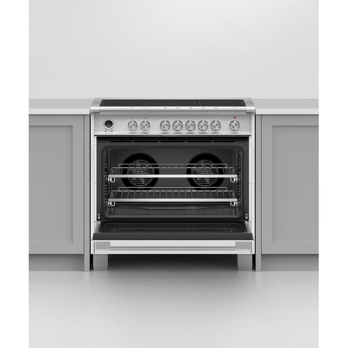 Fisher & Paykel 36-inch Freestanding Electric Range with Induction Technology OR36SCI6W1 IMAGE 6