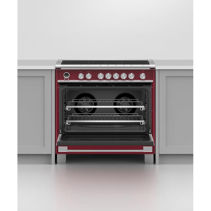 Fisher & Paykel 36-inch Freestanding Electric Range with Induction Technology OR36SCI6R1 IMAGE 6