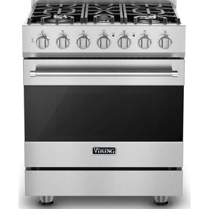 Viking 30-inch Freestanding Dual-Fuel Range with Vari-Speed Dual Flow™ Convection CRVDR3302-5BSSLP IMAGE 1