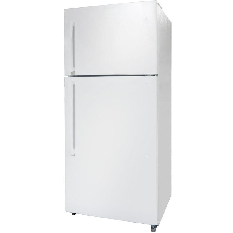 Danby 30-inch, 18 cu.ft. Freestanding Top Freezer Refrigerator with LED Lighting DFF180E1WDB IMAGE 2