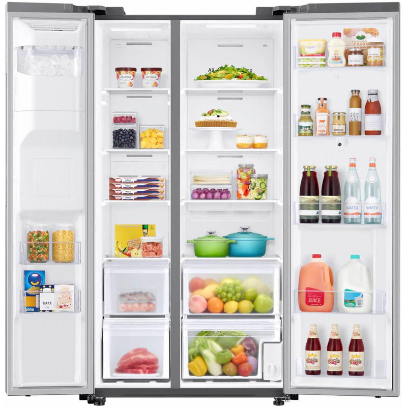 Samsung 36-inch, 21.5 cu.ft. Counter-Depth Side-by-Side Refrigerator with Family Hub™ RS22T5561SR/AA IMAGE 6